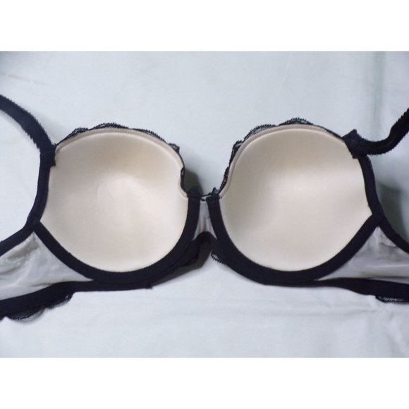 LE MYSTERE Sophie Lace Memory Foam Underwire Bra Black 30DD NEW - Picture 6 of 7